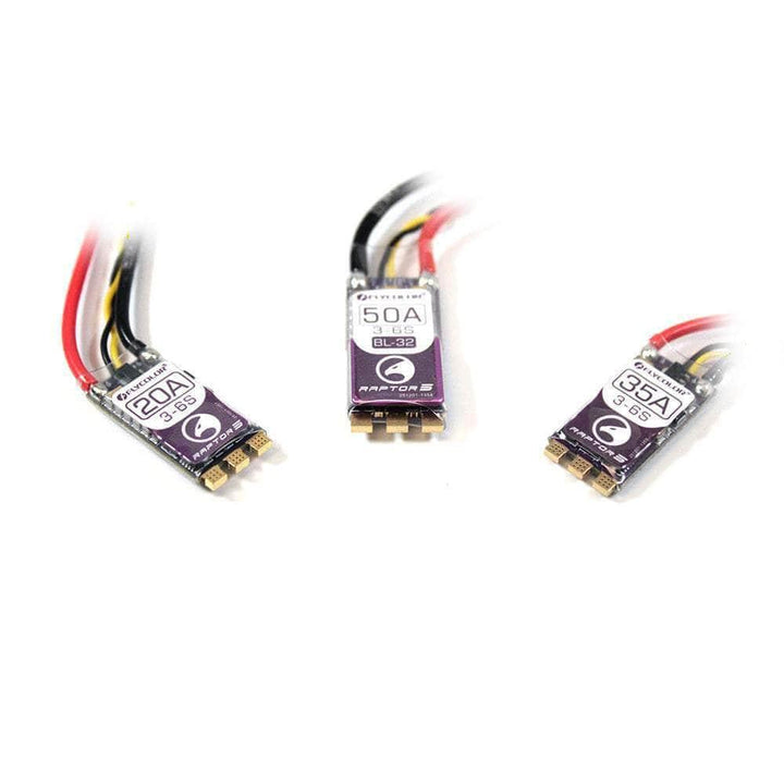 Flycolor Raptor5 32Bit 3-6S 25A or 35A Individual ESC - Choose Version at WREKD Co.