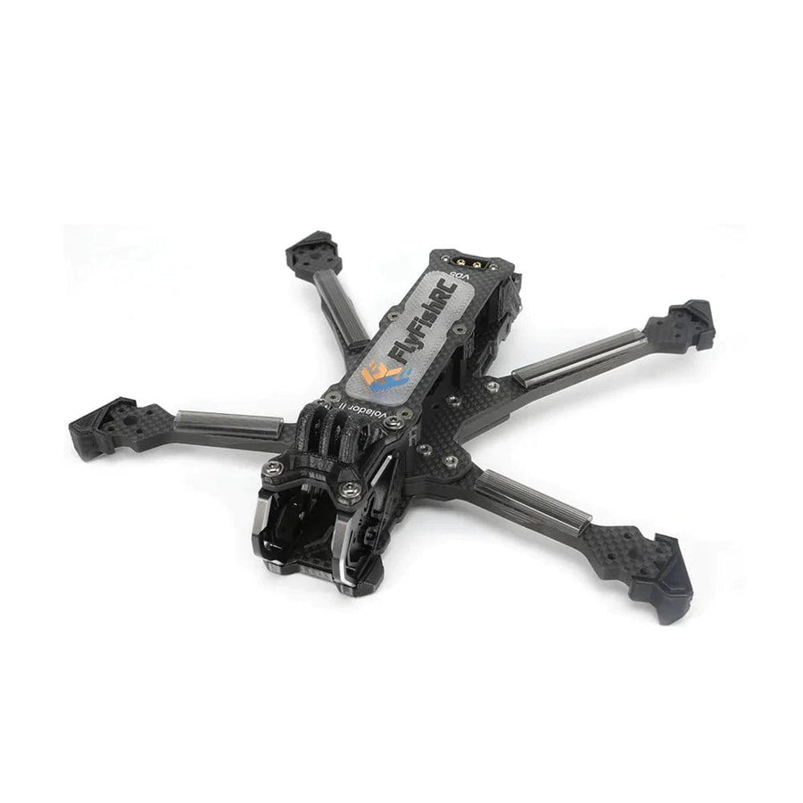 FlyFishRC Volador II VD5 LR O3 Deadcat 5" Frame Kit - Black at WREKD Co.