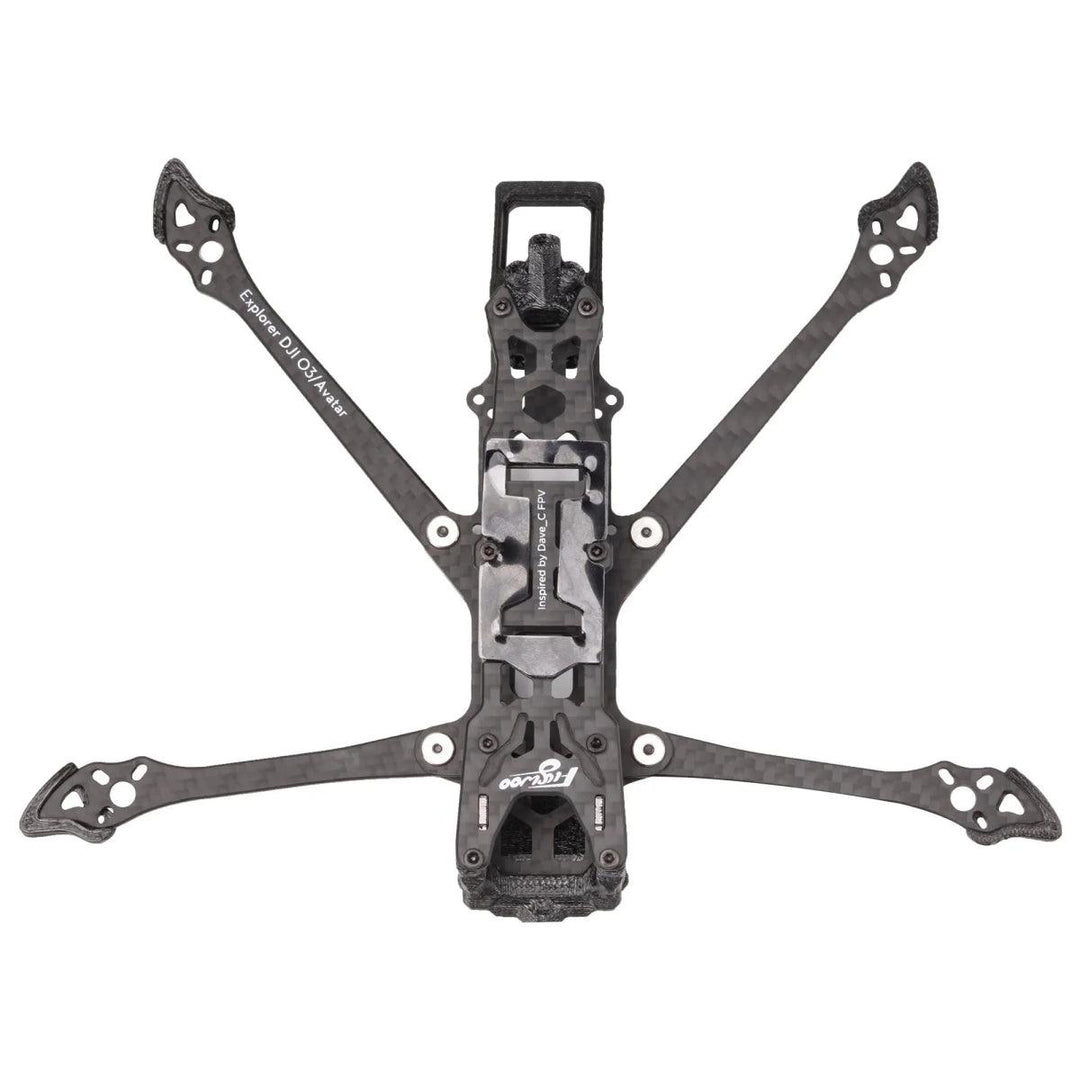 Flywoo Explorer LR HD O3 Deadcat Long Range 4" Frame Kit at WREKD Co.