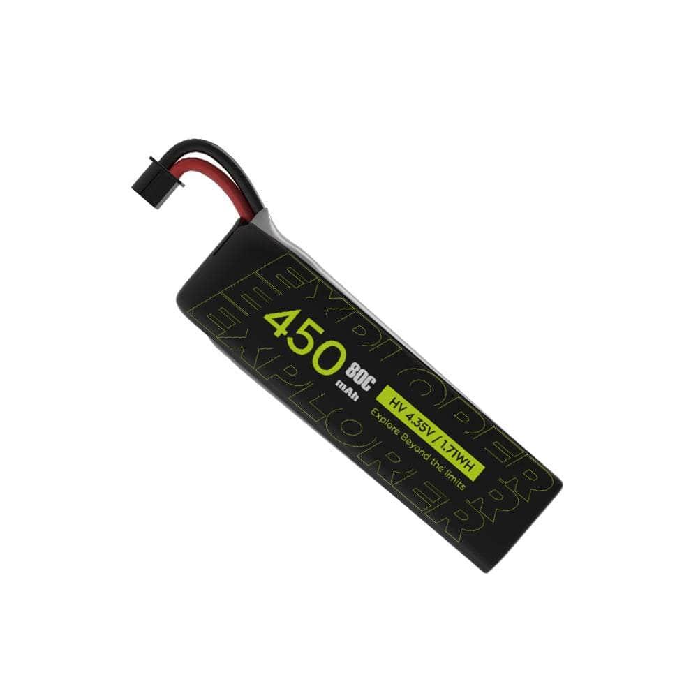 Flywoo Explorer V2 3.8V 1S 450mAh 80C LiHV Battery 4 Pack - A30 at WREKD Co.