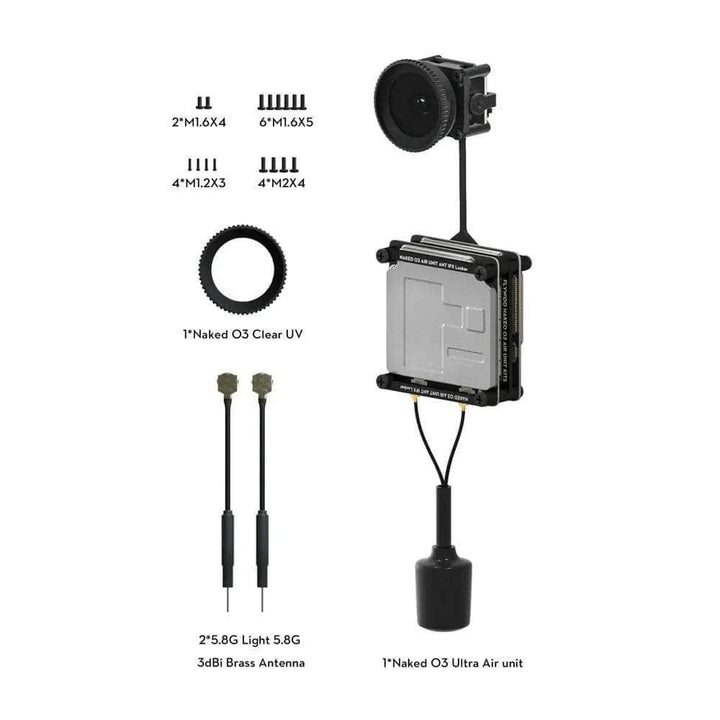 Flywoo Naked O3 Lite Air Unit (w/ Camera, VTX Module & Antennas) at WREKD Co.