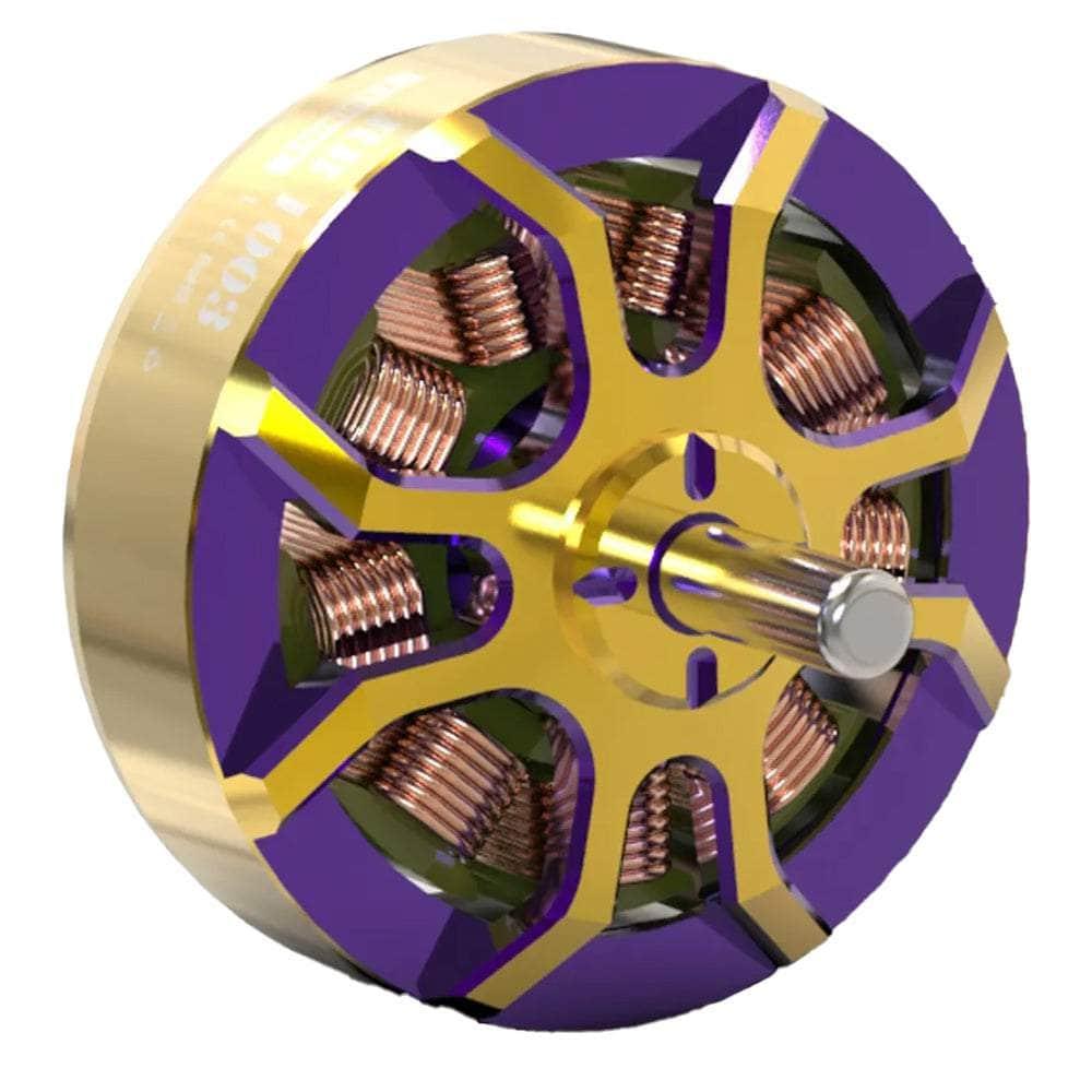 Flywoo Robo 1003 14800Kv Micro Motor - Gold/Purple at WREKD Co.