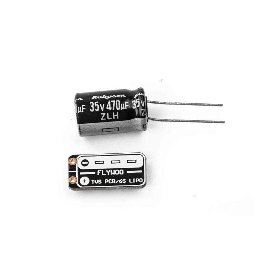Flywoo TVS Power Filter PCB & Capacitor at WREKD Co.