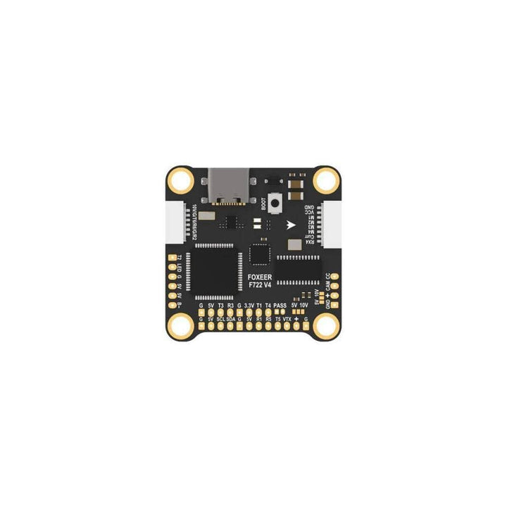 Foxeer F722 V4 X8 4-8S 30x30 w/ Barometer Flight Controller - MPU6000 at WREKD Co.