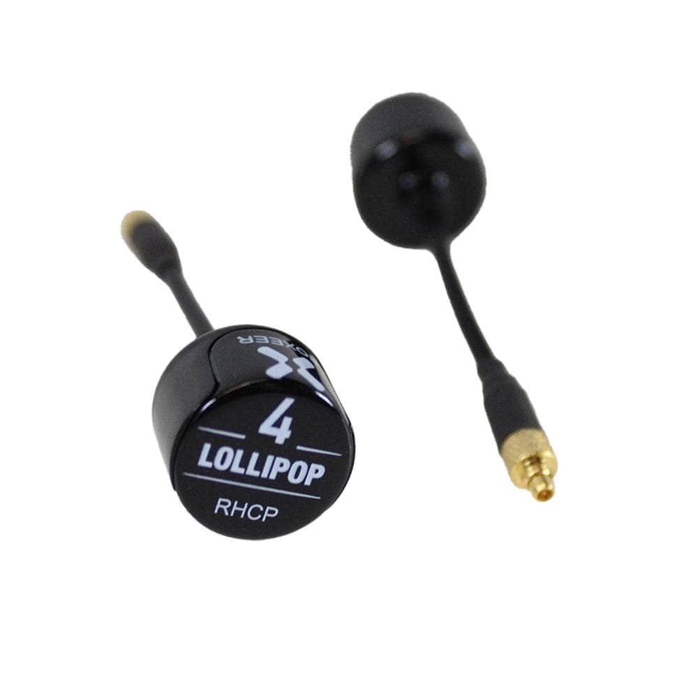 Foxeer Lollipop V4 5.8GHz MMCX Antenna 2 Pack - RHCP - Black at WREKD Co.