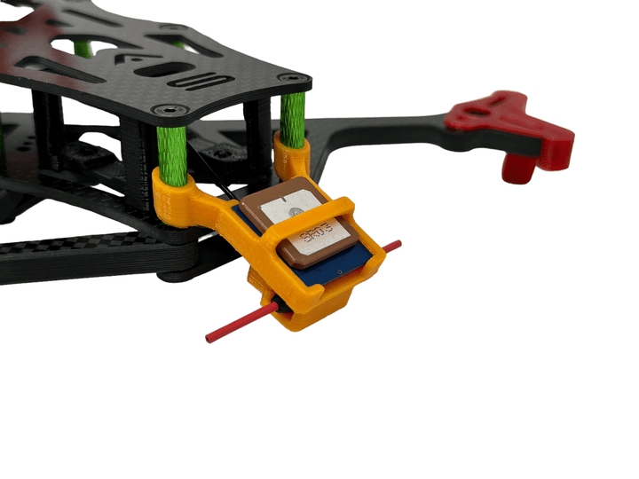 Foxeer M10Q 120 GPS 5883 Module Standoff Mount w/ RP1 (3D Print Only) at WREKD Co.