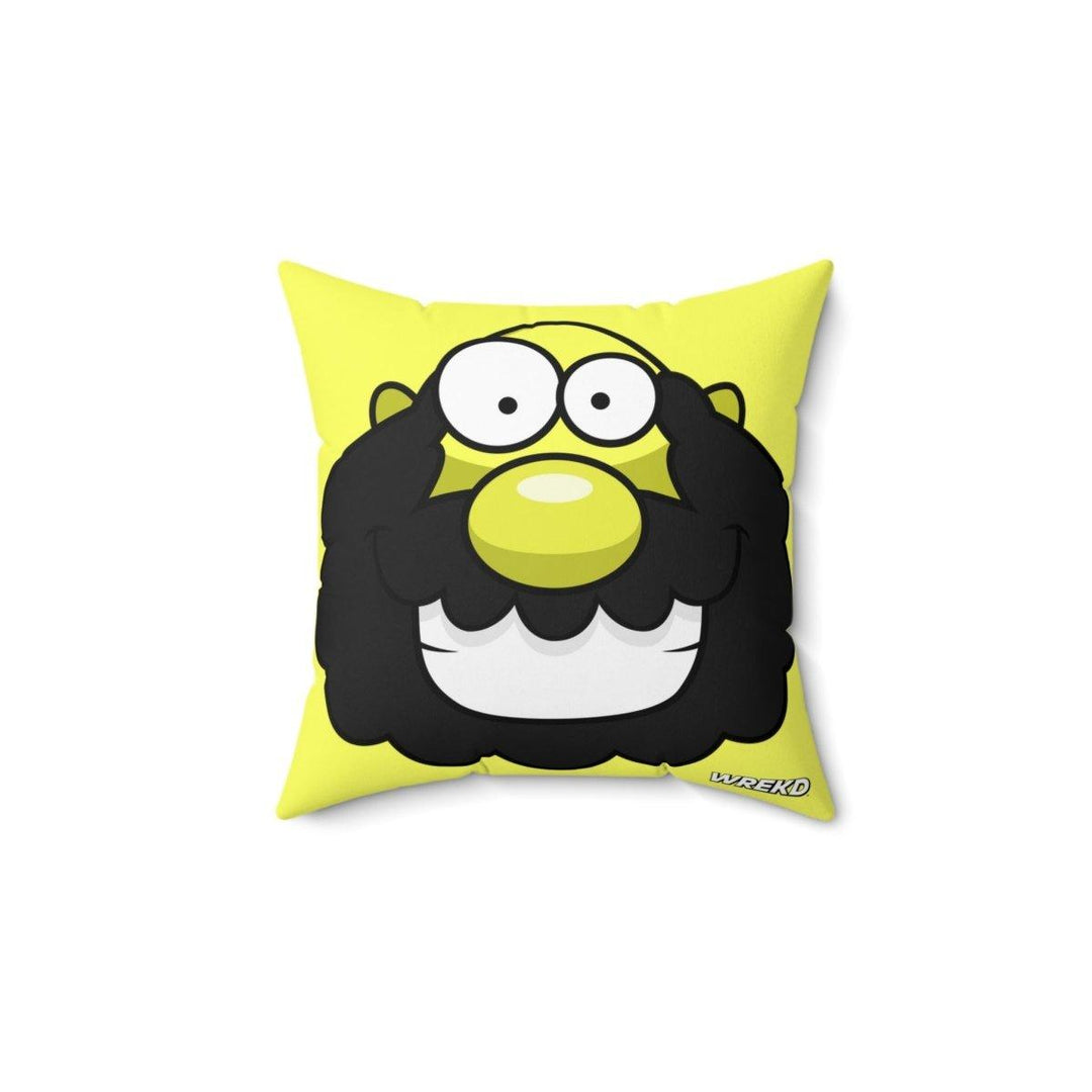 FPV Kaveman Square Pillow by WREKD Co. - Choose Size at WREKD Co.