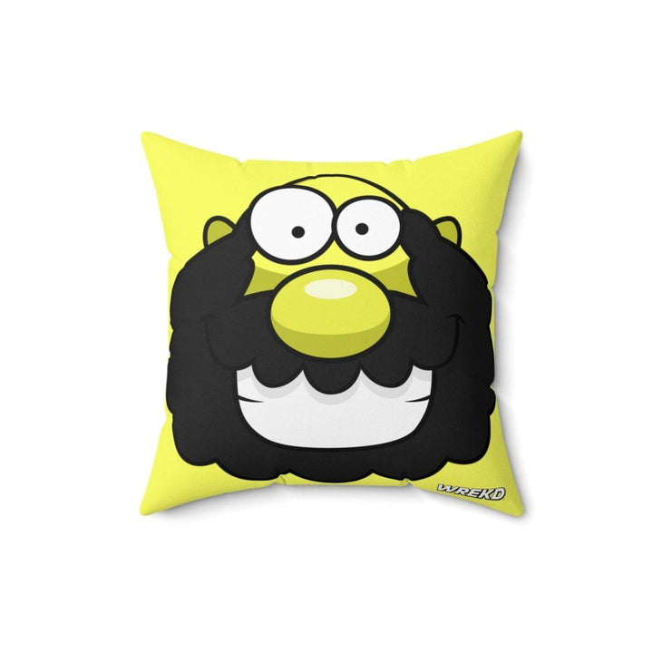 FPV Kaveman Square Pillow by WREKD Co. - Choose Size at WREKD Co.