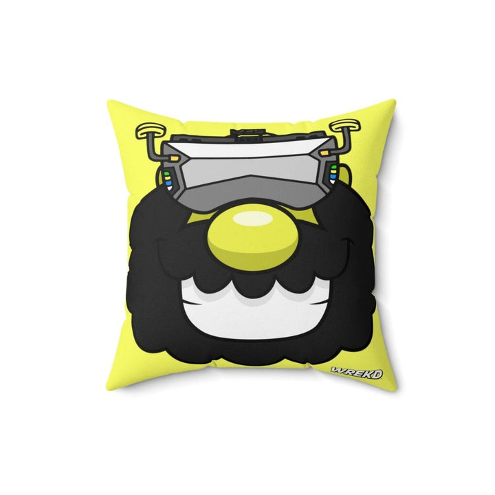 FPV Kaveman Square Pillow by WREKD Co. - Choose Size at WREKD Co.