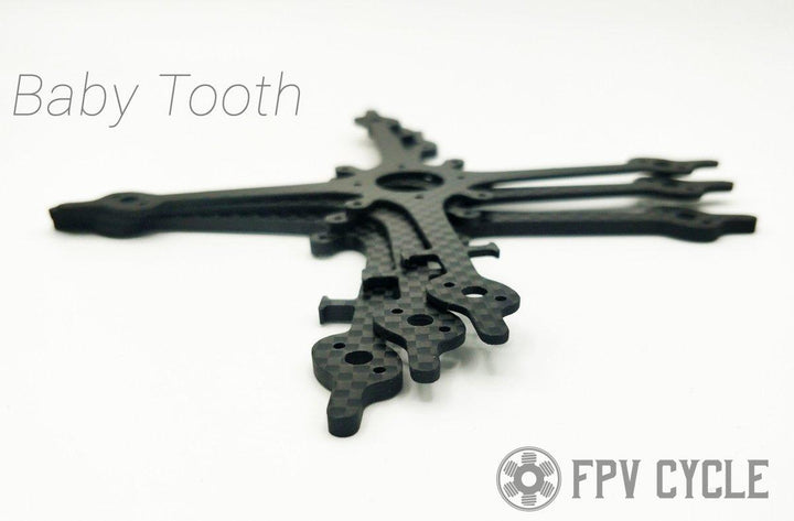 FPVCycle BabyTooth Frame (CHOOSE THICKNESS) at WREKD Co.