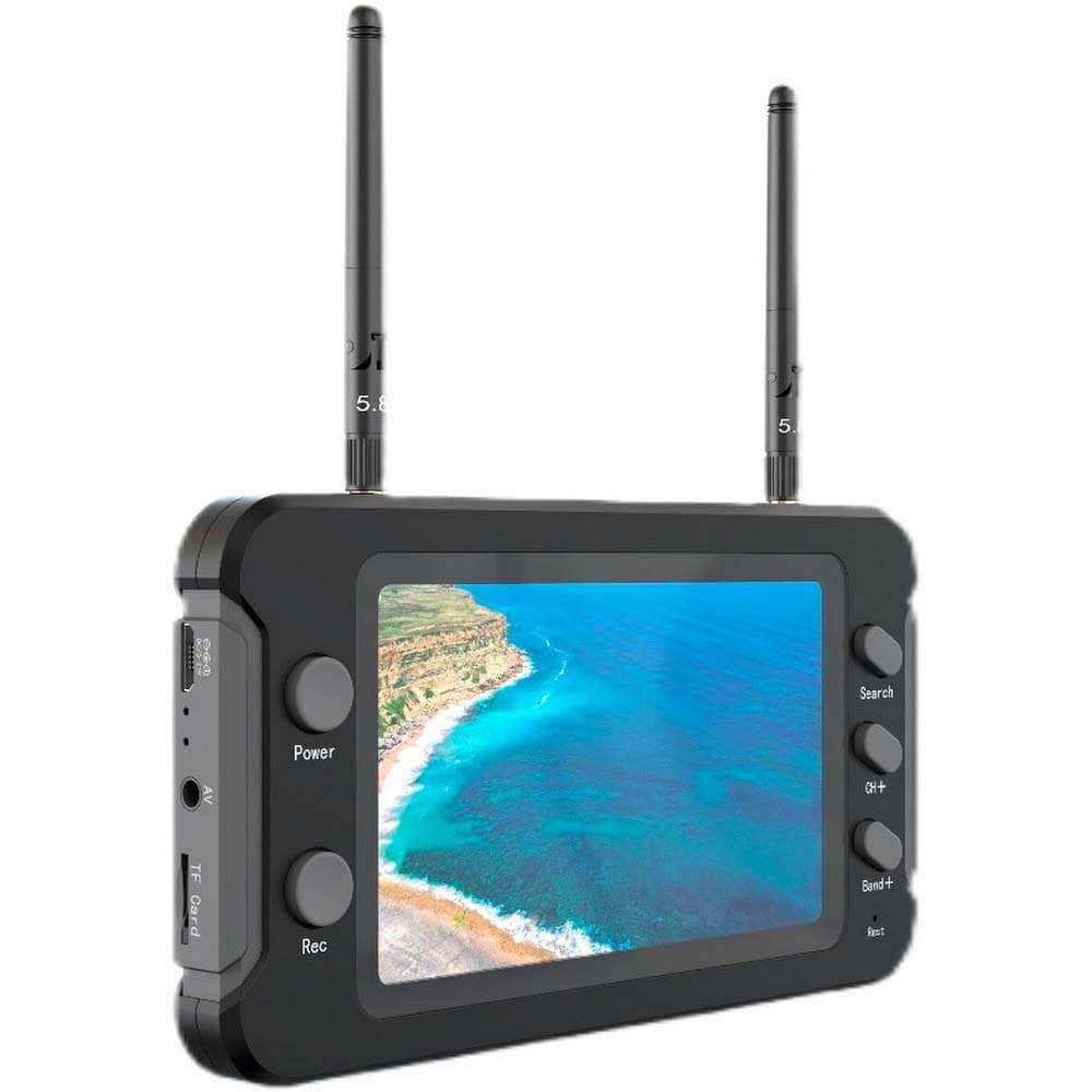 FYS 40CH 5.8GHz Diversity FPV Monitor w/ DVR - 4.3" at WREKD Co.