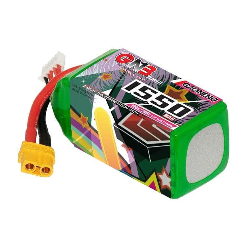 Gaoneng GNB 14.8V 4S 1550mAh 120C LiPo Battery - XT60 at WREKD Co.