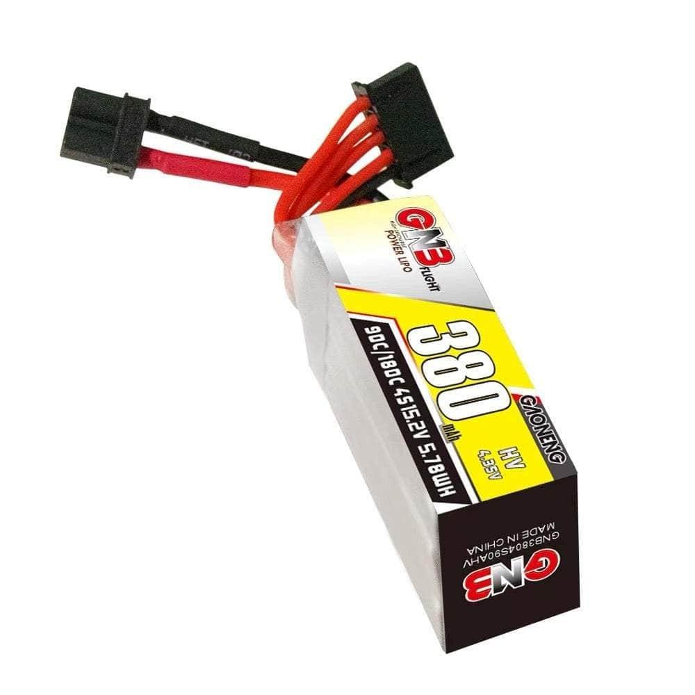 Gaoneng GNB 15.2V 4S 380mAh 90C LiHV Micro Battery - XT30 at WREKD Co.