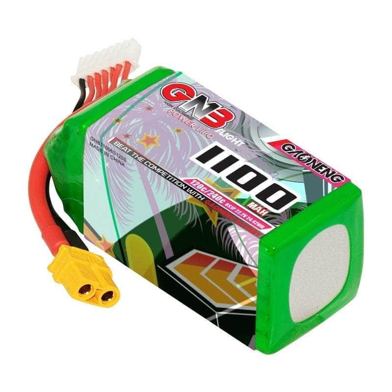 Gaoneng GNB 22.2V 6S 1100mAh 120C LiPo Battery - XT60 at WREKD Co.