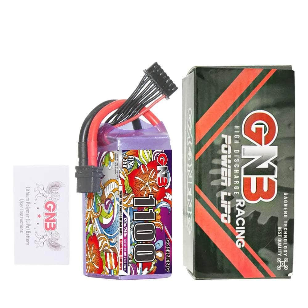 Gaoneng GNB 22.8V 6S 1100mAh 120C LiHV Battery - XT60 at WREKD Co.