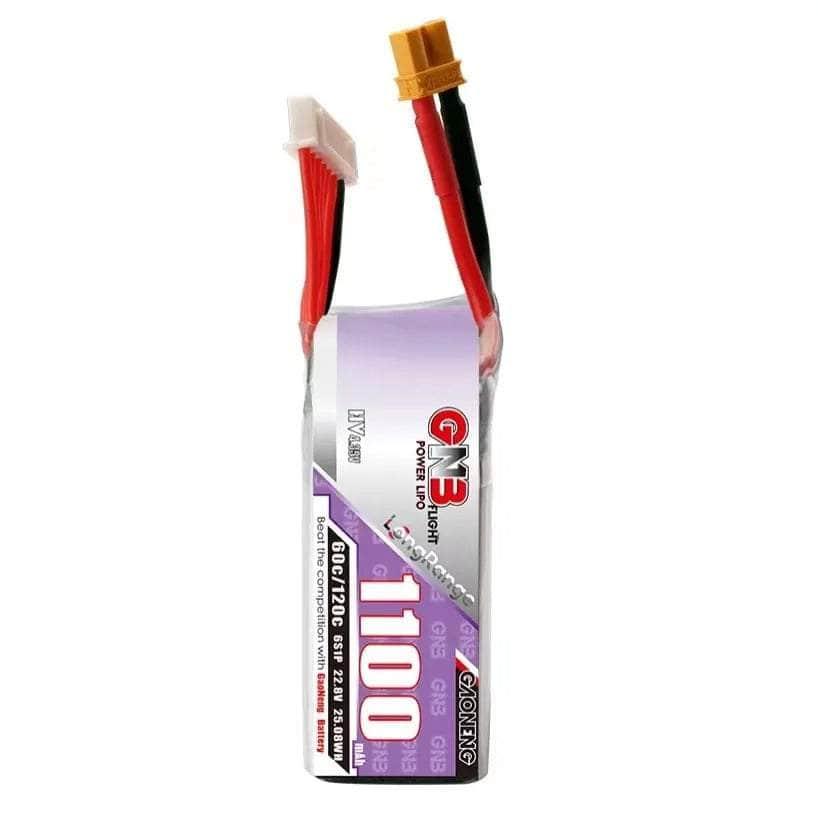 Gaoneng GNB 22.8V 6S 1100mAh 60C LiHV Battery - XT30 at WREKD Co.