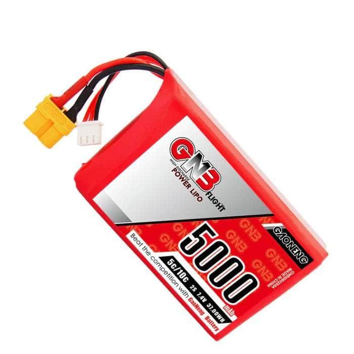 Gaoneng GNB 7.4V 2S 5000mAh 5C LiPo Battery for TX16S - XT60 at WREKD Co.