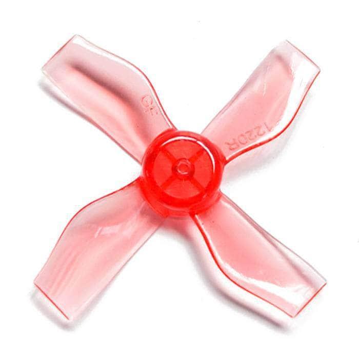 Gemfan 1220-4 Quad-Blade 31mm Micro/Whoop Prop 8 Pack (0.8 mm Shaft) - Choose Your Color at WREKD Co.