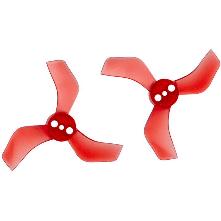 Gemfan 1635-3 40mm Tri-Blade Micro/Whoop Propellers w/ 1mm Shaft T-Mount (4CW+4CCW) - Choose Color at WREKD Co.