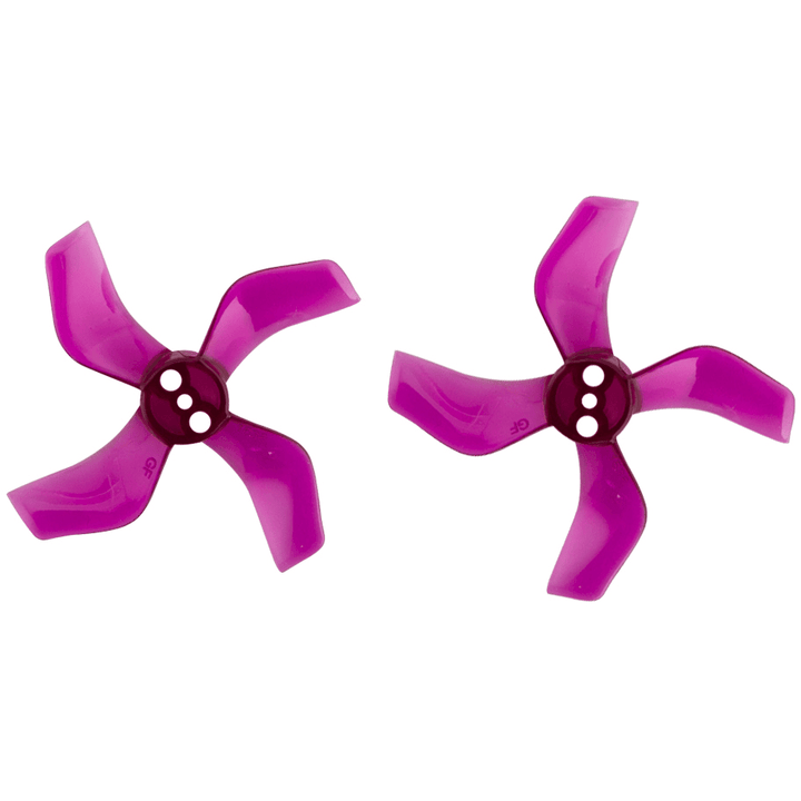 Gemfan 1636 Durable Quad-Blade 40mm Micro/Whoop Prop 8 Pack (1.5mm Shaft) - Choose Your Color at WREKD Co.