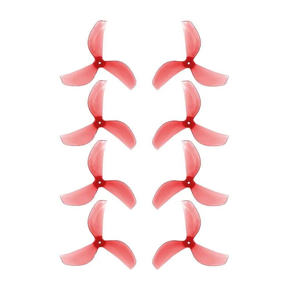 Gemfan 45mm-3 Tri-Blade 1mm Shaft Propellers (4CW+4CCW) - Choose Color at WREKD Co.