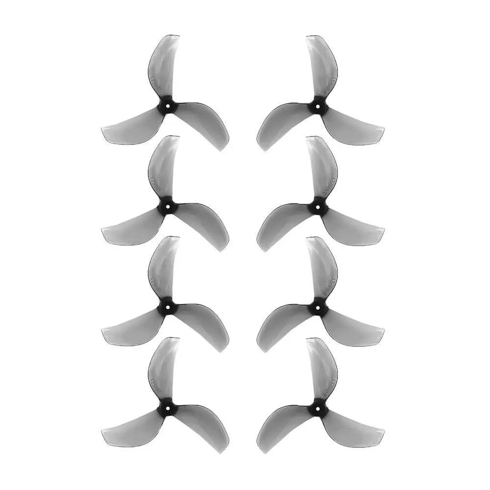 Gemfan 45mm-3 Tri-Blade 1mm Shaft Propellers (4CW+4CCW) - Choose Color at WREKD Co.