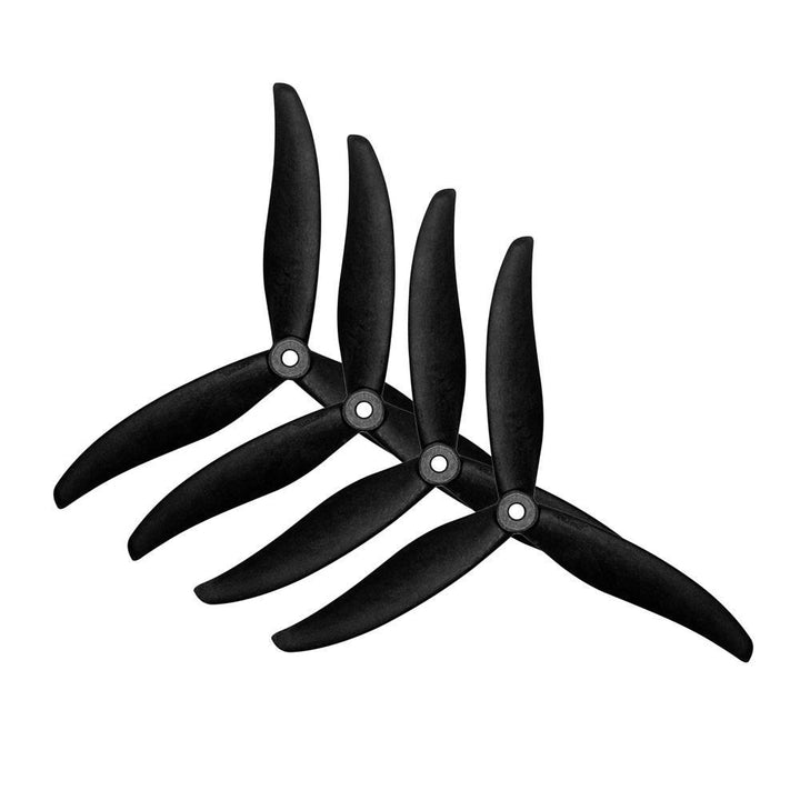 Gemfan 7037 CL Reinforced Carbon Nylon Tri-Blade 7" Propeller (2CCW+2CW) at WREKD Co.