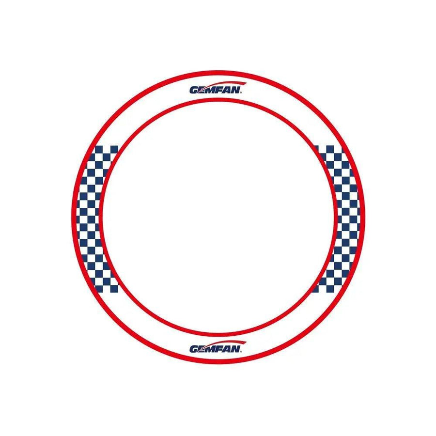 Gemfan Circle Race Gate (78cm) w/ Adhesive Mount Lock Loops at WREKD Co.