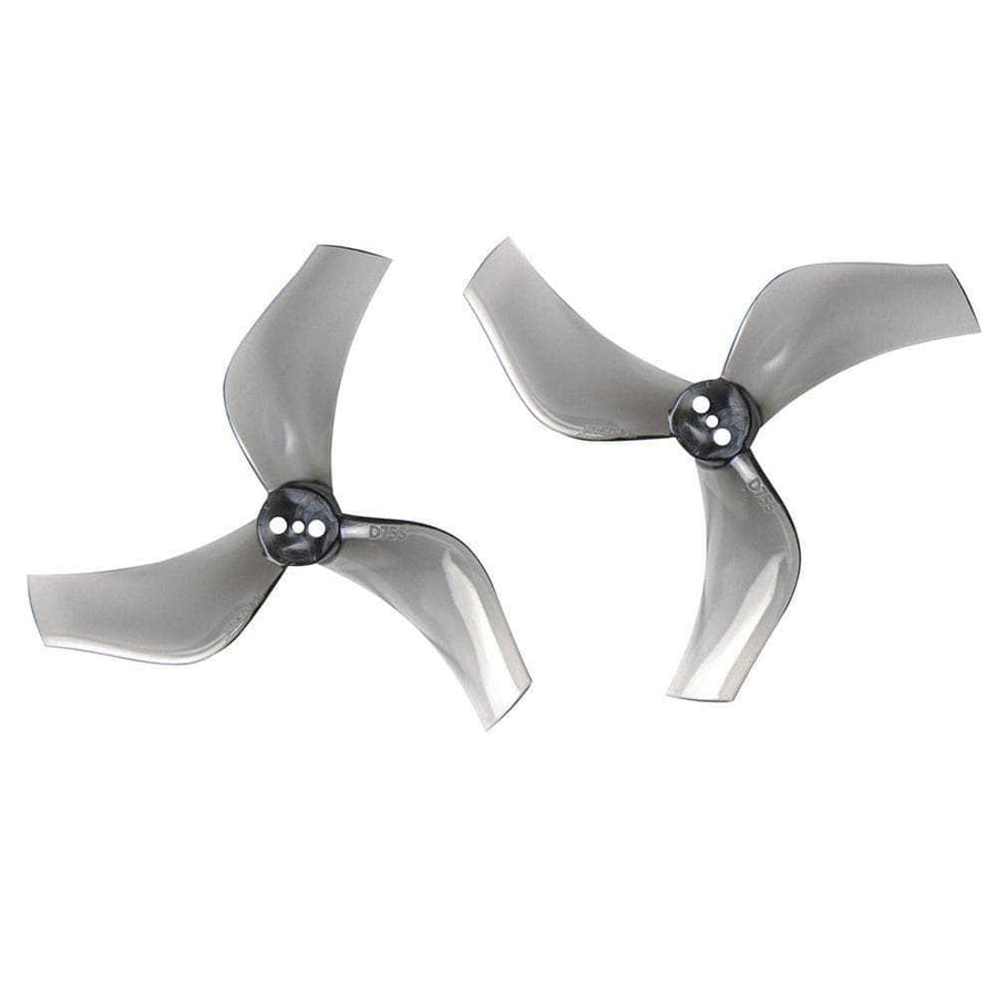 Gemfan Ducted D75S-3 Tri-Blade 3" Cinewhoop Prop 4 Pack (1.5mm Shaft) - Choose Color at WREKD Co.