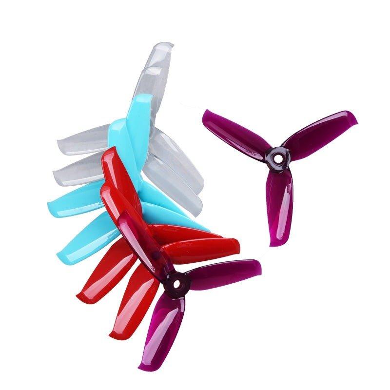 Gemfan Flash 4052-3 Tri-Blade 4" Propellers (4 Pack) - Choose Color at WREKD Co.