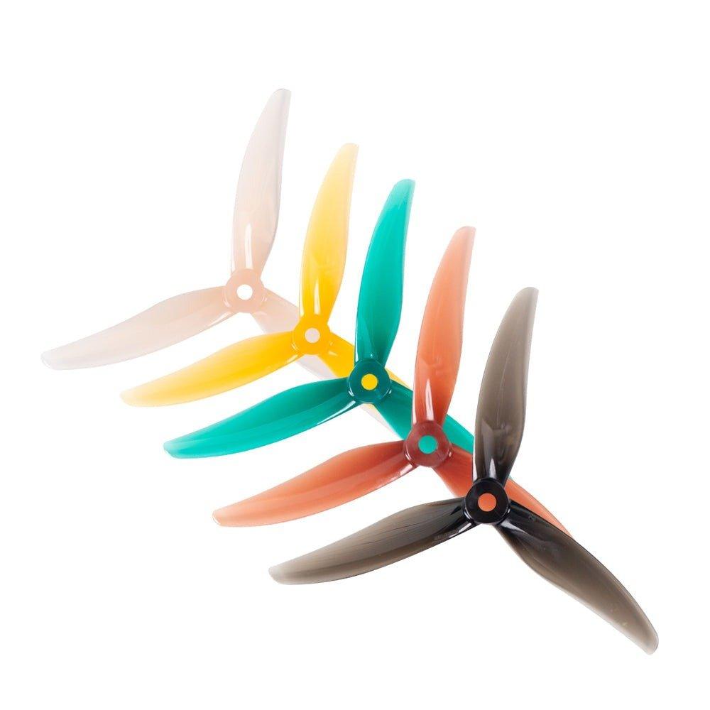Gemfan Freestyle 3S 5133 (5.1x3x3) 5.1" Tri-Blade Propeller - Choose Color at WREKD Co.