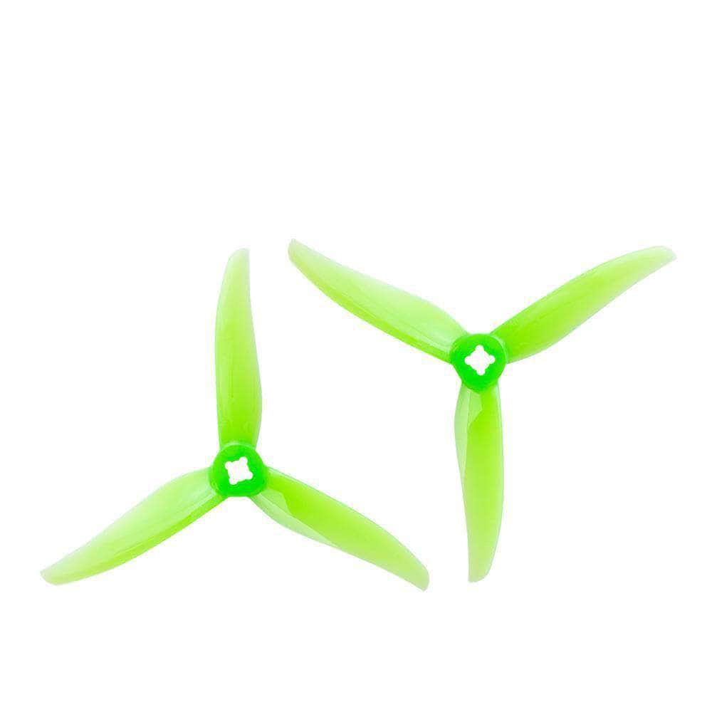 Gemfan Hurricane 4023 Durable Tri-Blade 4" Prop 4 Pack (5mm & 1.5mm Mounting) - Choose Your Color at WREKD Co.