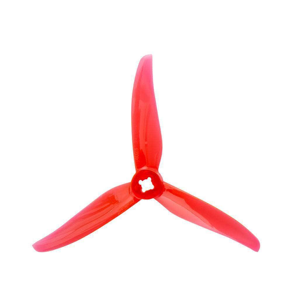Gemfan Hurricane 4023 Durable Tri-Blade 4" Prop 4 Pack (5mm & 1.5mm Mounting) - Choose Your Color at WREKD Co.