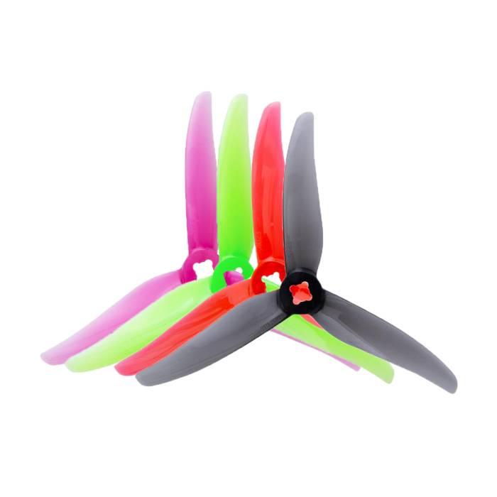 Gemfan Hurricane 4023 Tri-Blade 4" Propeller (4 Pack) (2CCW+2CW) at WREKD Co.