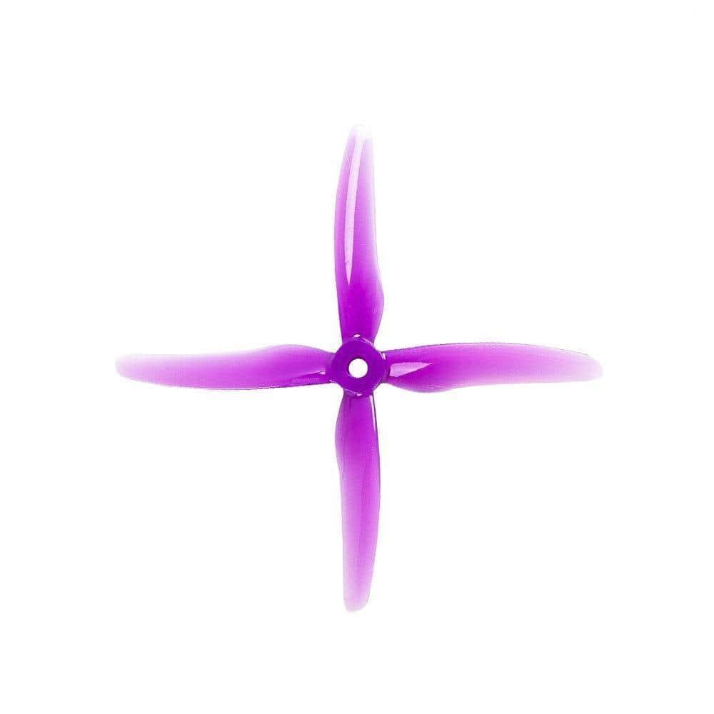 Gemfan Hurricane X 51455 Durable Quad-Blade 5" Prop 4 Pack - Choose Your Color at WREKD Co.