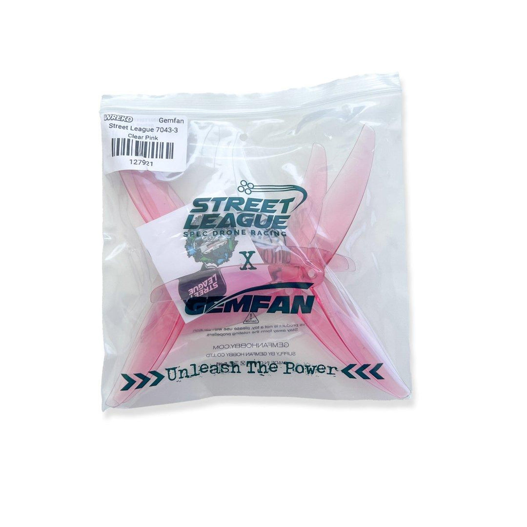 Gemfan x Street League 7043-3 7" Racing Propellers (2CCW+2CW) - Choose Color at WREKD Co.