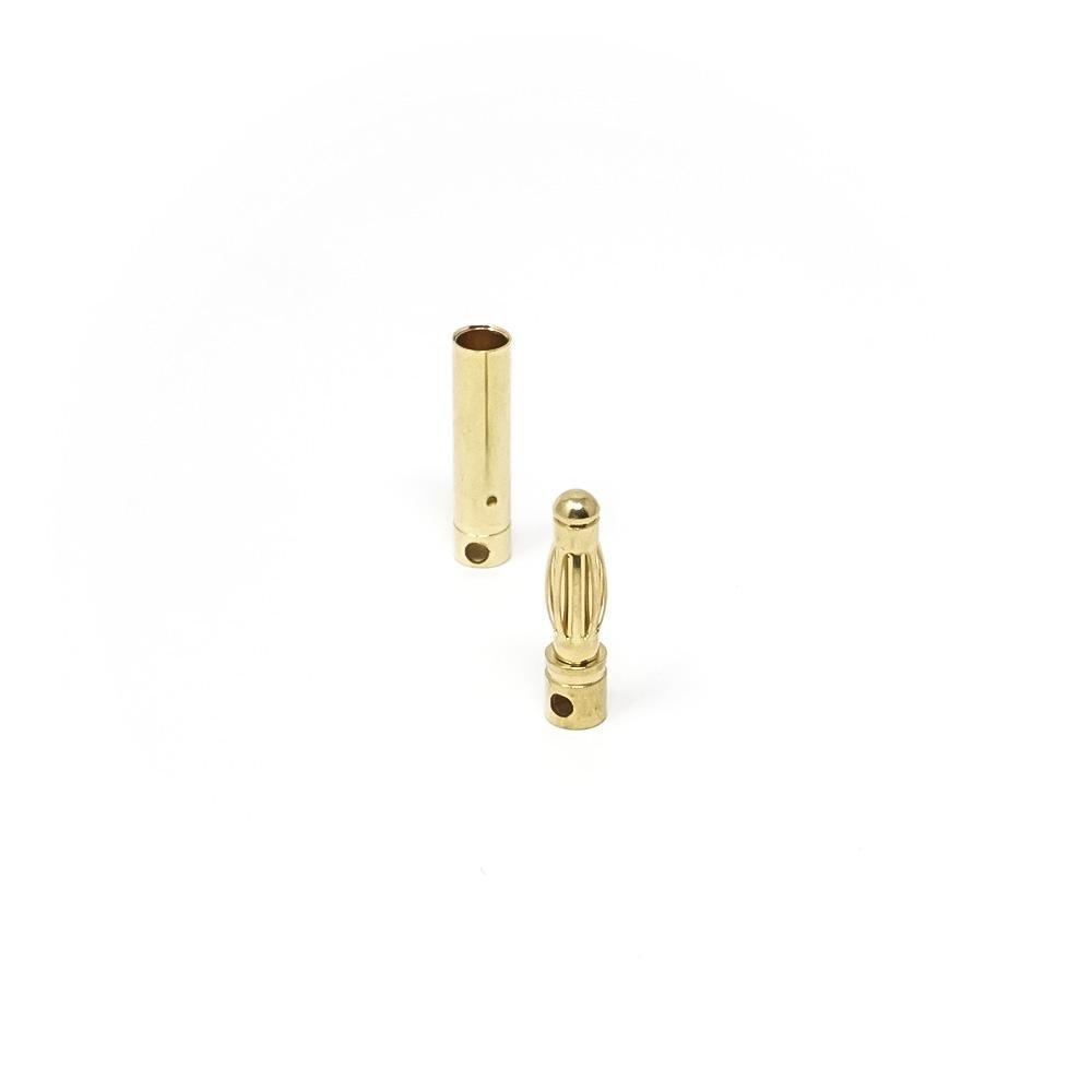 Gold Bullet Banana Connector 3 Pack - Choose Your Size at WREKD Co.