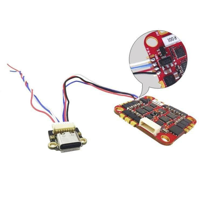 HAKRC F722 2-6S AIO Whoop/Toothpick Flight Controller w/ 8Bit 40A ESC & External USB Board at WREKD Co.