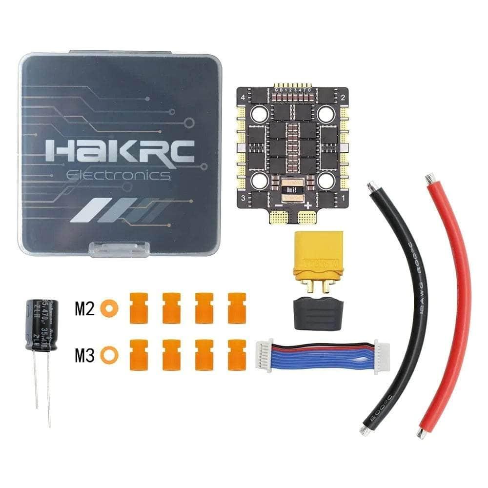 HAKRC HK3220 32Bit 60A 2-8S 20x20 4in1 ESC at WREKD Co.