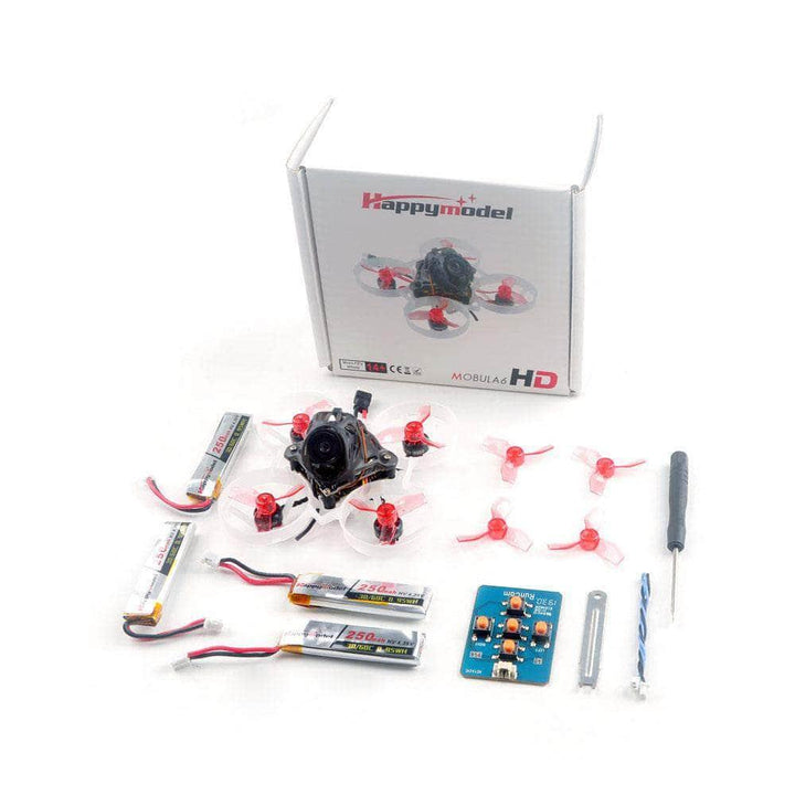 HappyModel BNF Mobula6 HD V2 1S Analog Whoop Quad - Choose Your RX at WREKD Co.