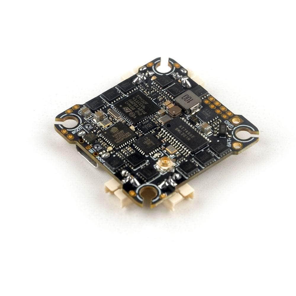 HappyModel CrazyF411 F4 2-4S Whoop/Toothpick AIO Flight Controller w/ 20A 8Bit 4in1 ESC - ELRS 2.4GHz (UART) at WREKD Co.