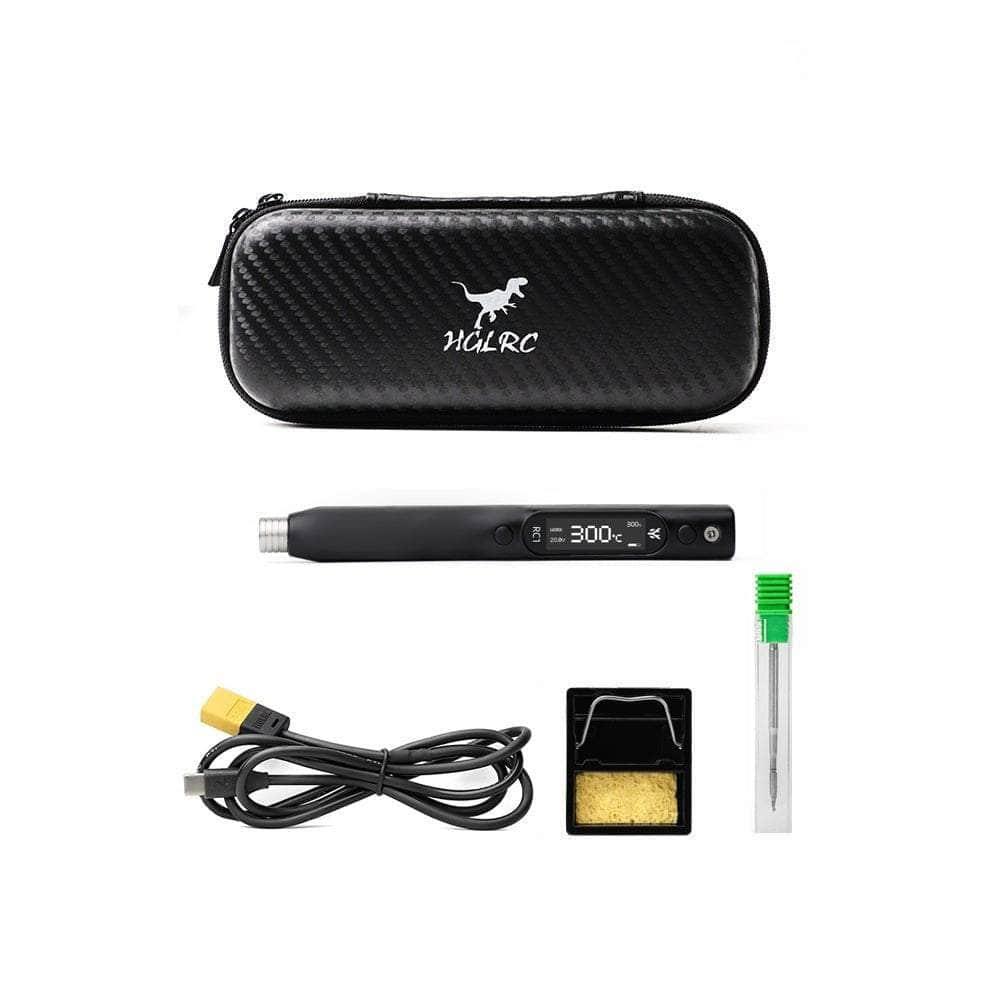 HGLRC RC1 Smart Soldering Iron - Black Shell at WREKD Co.