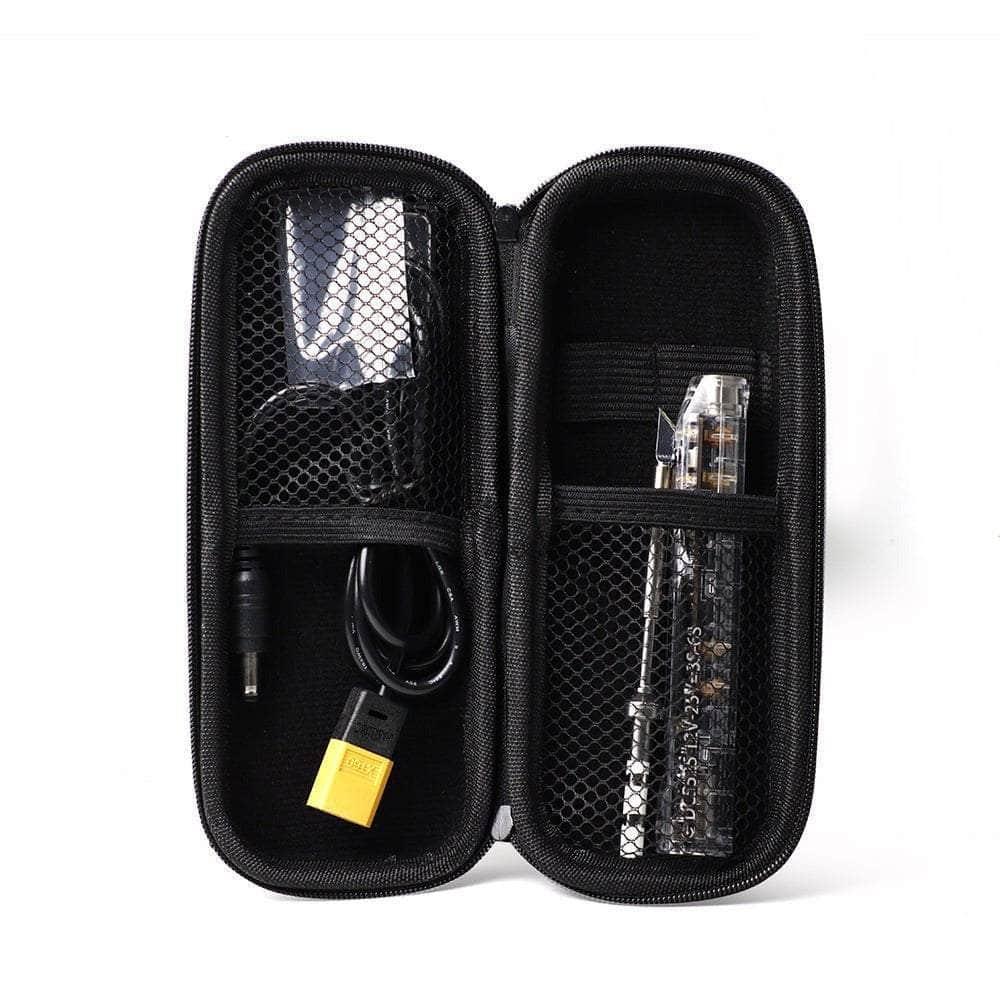 HGLRC RC2 Smart Soldering Iron - Transparent Case & Purple PCB at WREKD Co.