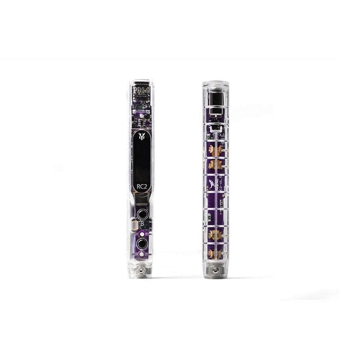 HGLRC RC2 Smart Soldering Iron - Transparent Case & Purple PCB at WREKD Co.