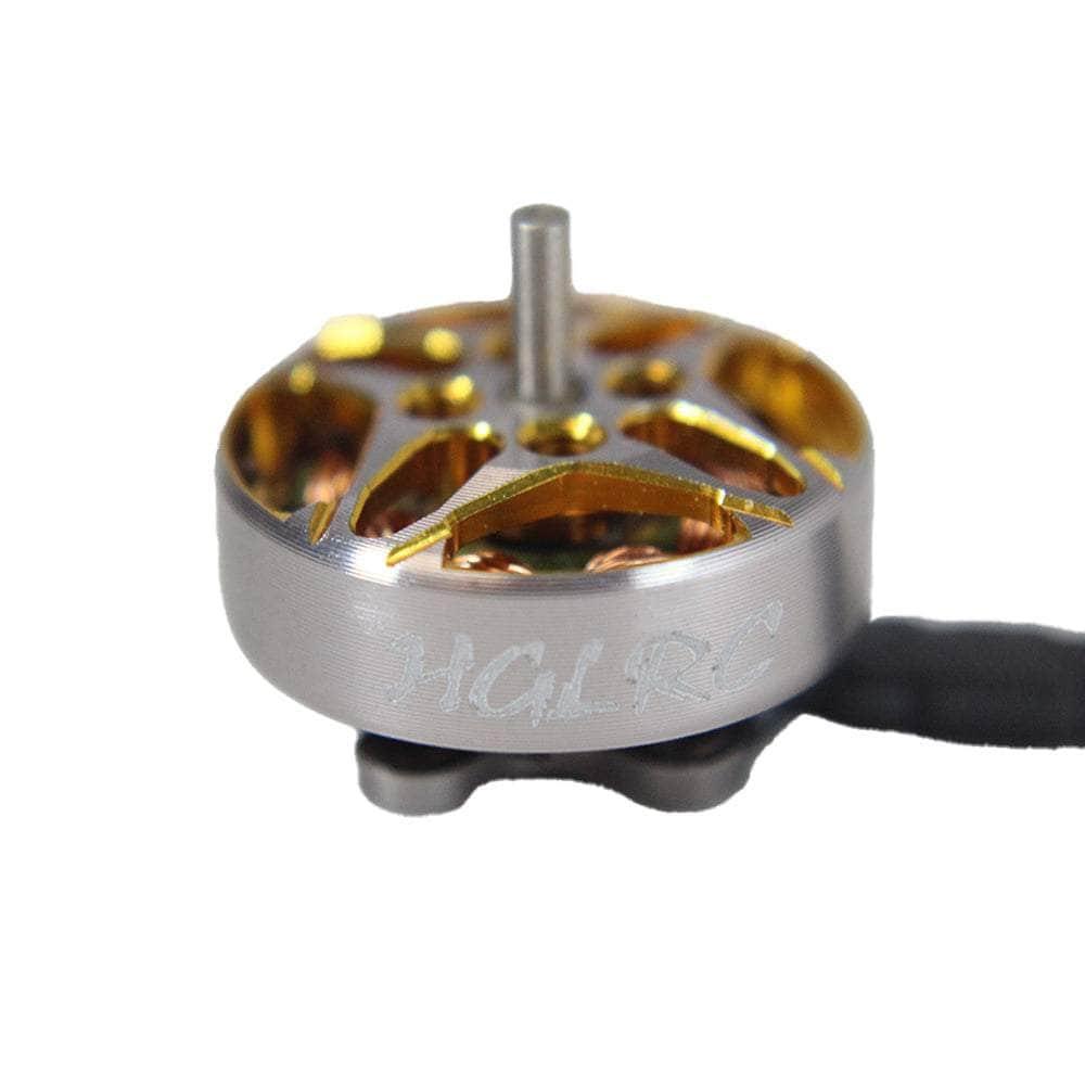 HGLRC SPECTER 1202.5 11000Kv Micro Motor - Titanium/Gold at WREKD Co.