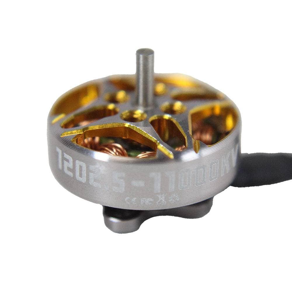 HGLRC SPECTER 1202.5 11000Kv Micro Motor - Titanium/Gold at WREKD Co.