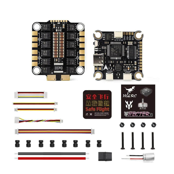 HGLRC SPECTER F460 HD 2-6S 30x30 Stack/Combo (F405 V2 FC / 8Bit 60A 4in1 ESC) - MPU6000 at WREKD Co.