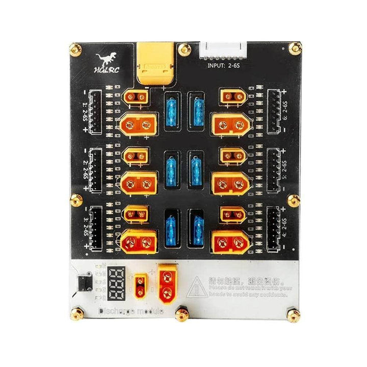 HGLRC Thor Pro 2-6S XT30 / XT60 Parallel Balance Charging Board (6 Port) at WREKD Co.