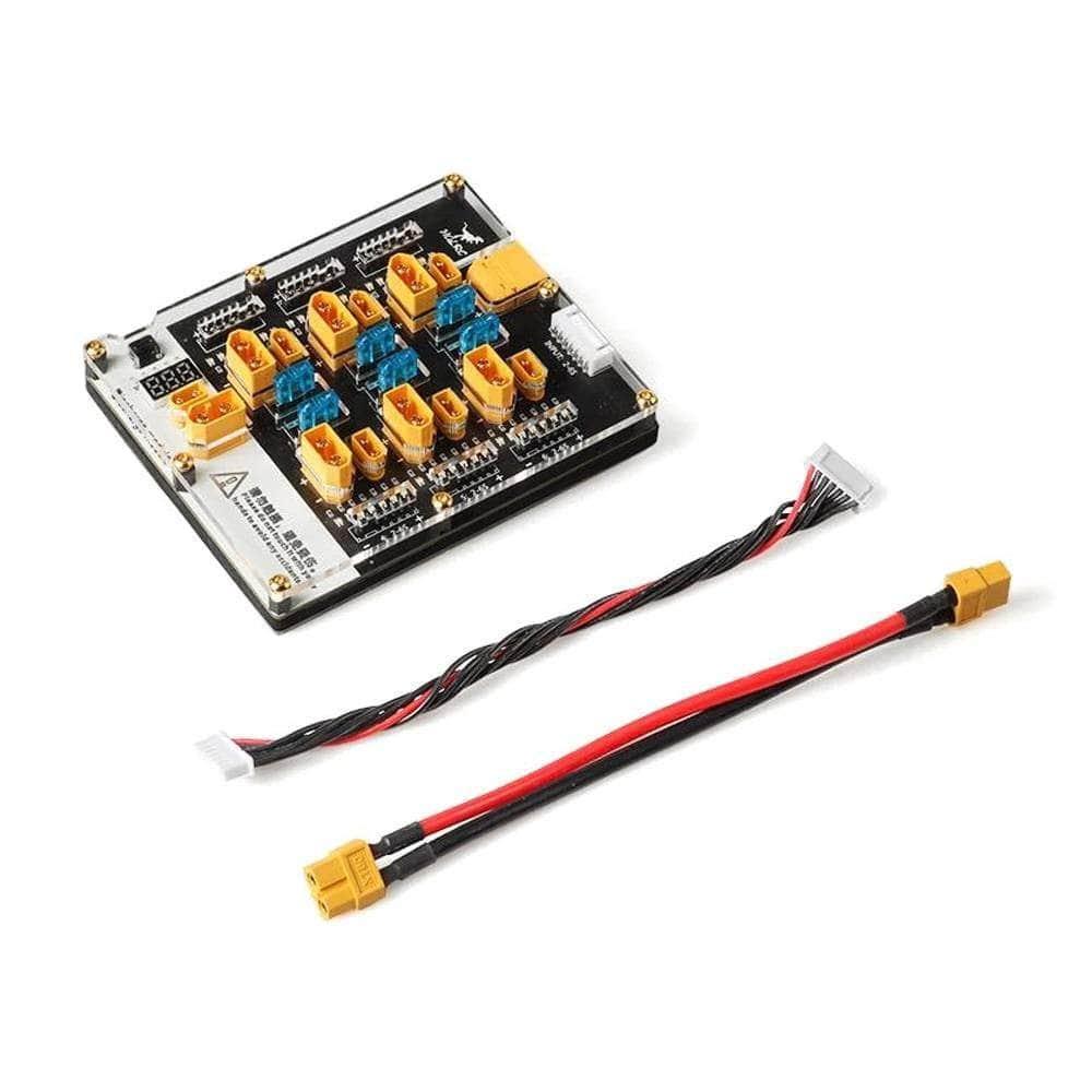 HGLRC Thor Pro 2-6S XT30 / XT60 Parallel Balance Charging Board (6 Port) at WREKD Co.