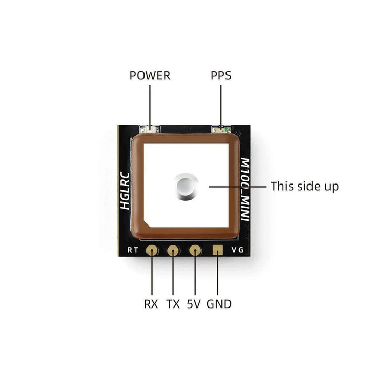 HGRLC M100 Mini GPS Module (10th Gen) at WREKD Co.